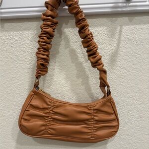 wild fable Tan Ruched Shoulder Bag
